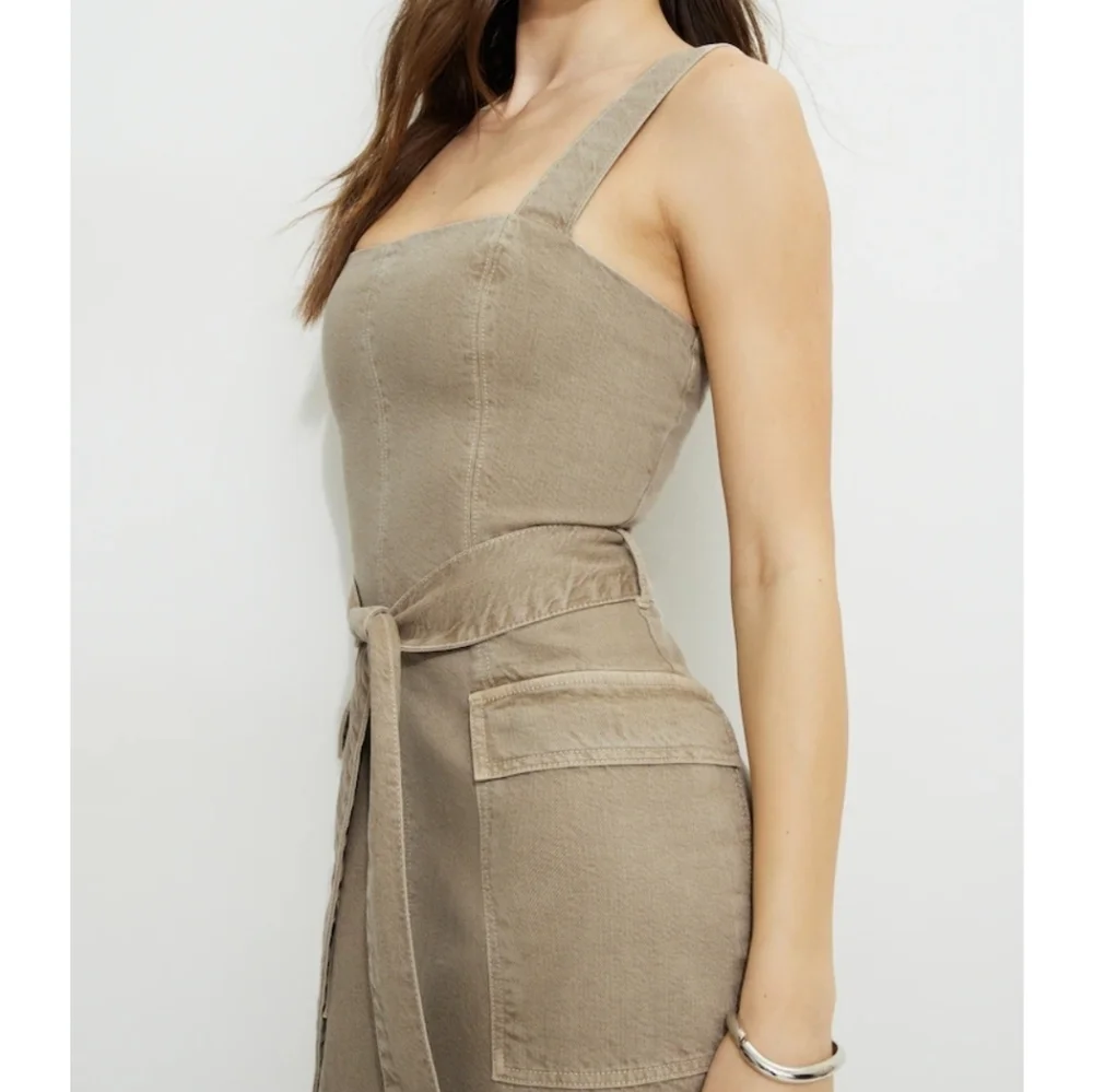 Dynamite Safari Denim Dress NWT - Picture 3 of 6